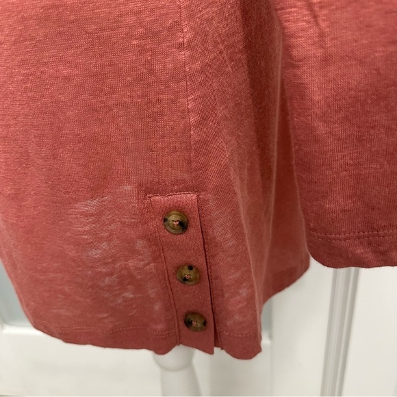 Cynthia Rowley 100% Linen Open Cardigan
SZ L Dusty Pink Lagenlook Summer NWT - Picture 3 of 7